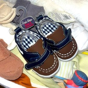 First Steps Baby boy shoes Size 3 (6-9 months)